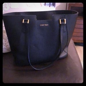 Black, Calvin Klein purse